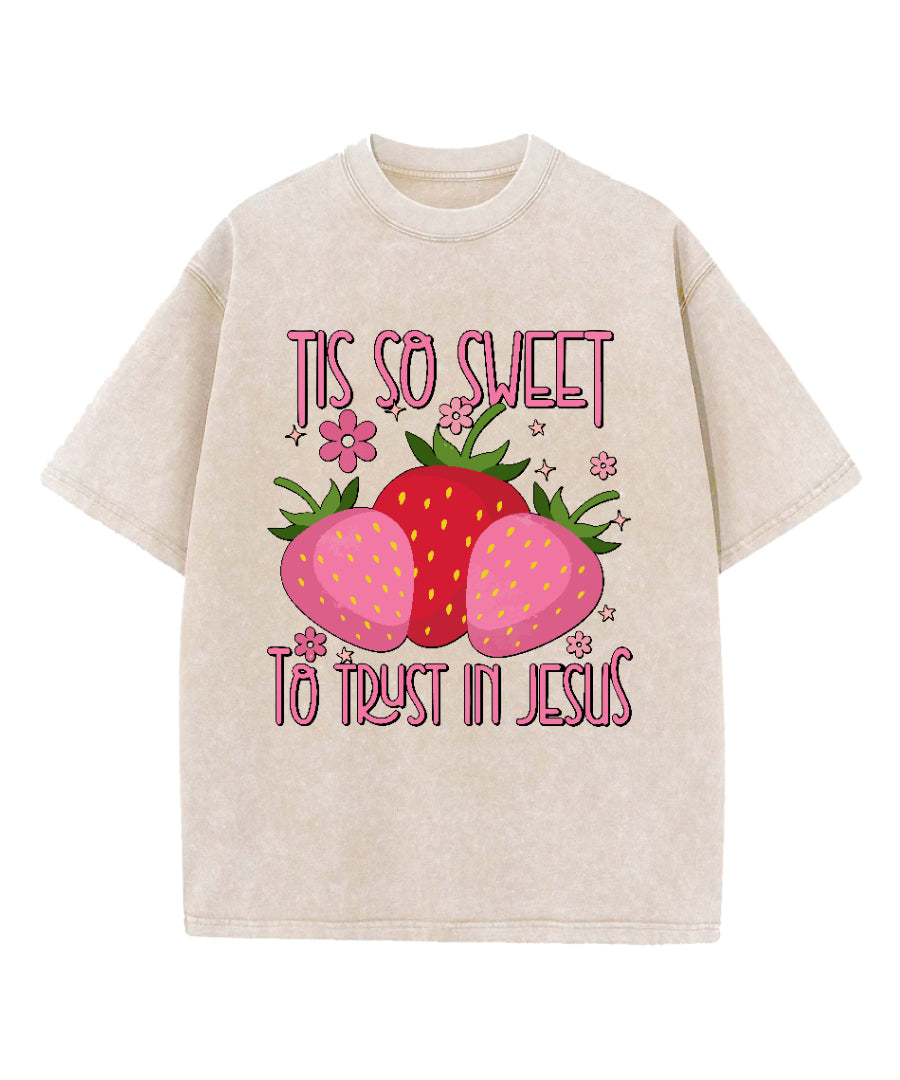 To Trust In Jesus Washed Christian T-shirt
