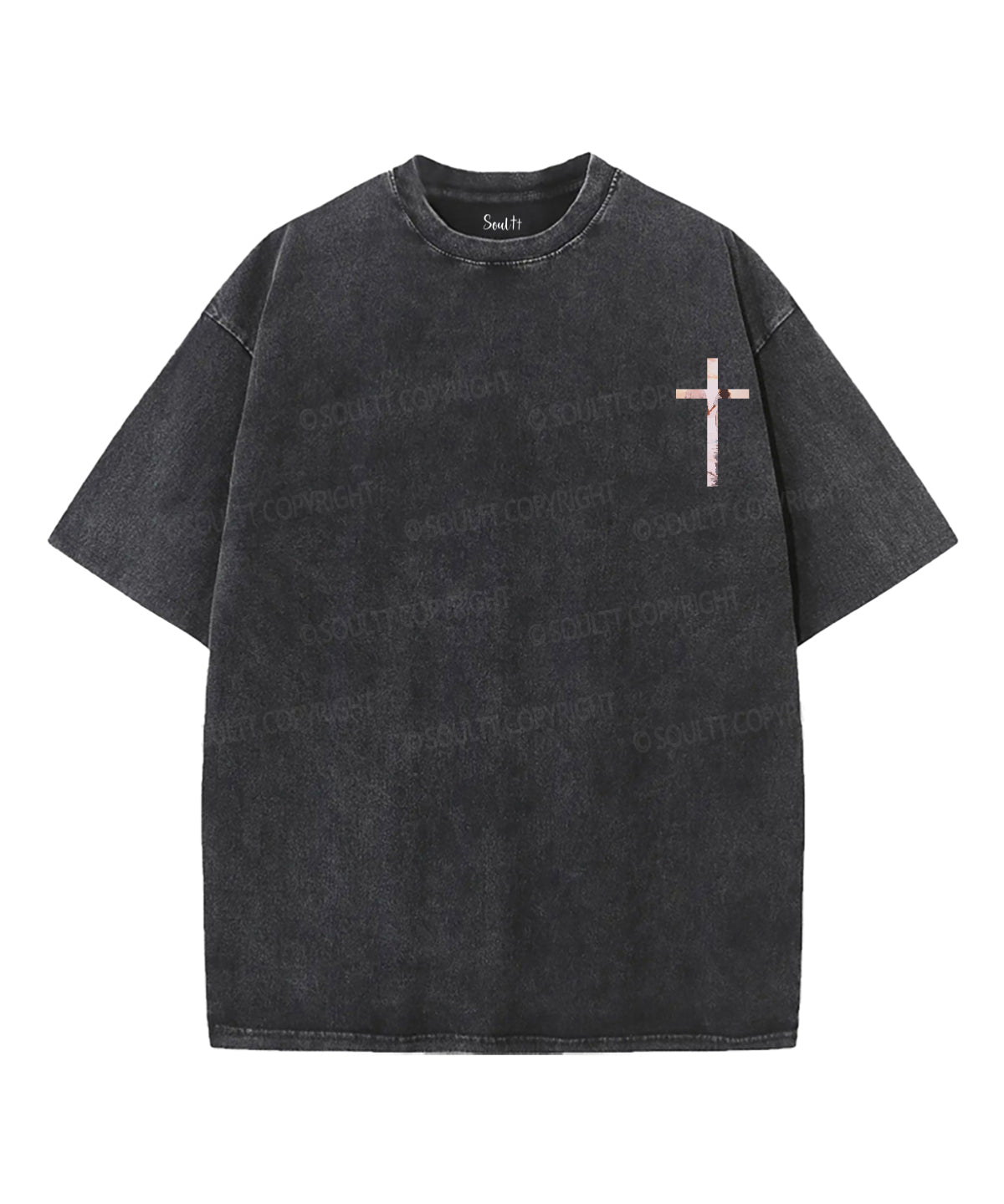 A Woman Who Walks With God Double Sided Unisex Washed Christian T-shirt