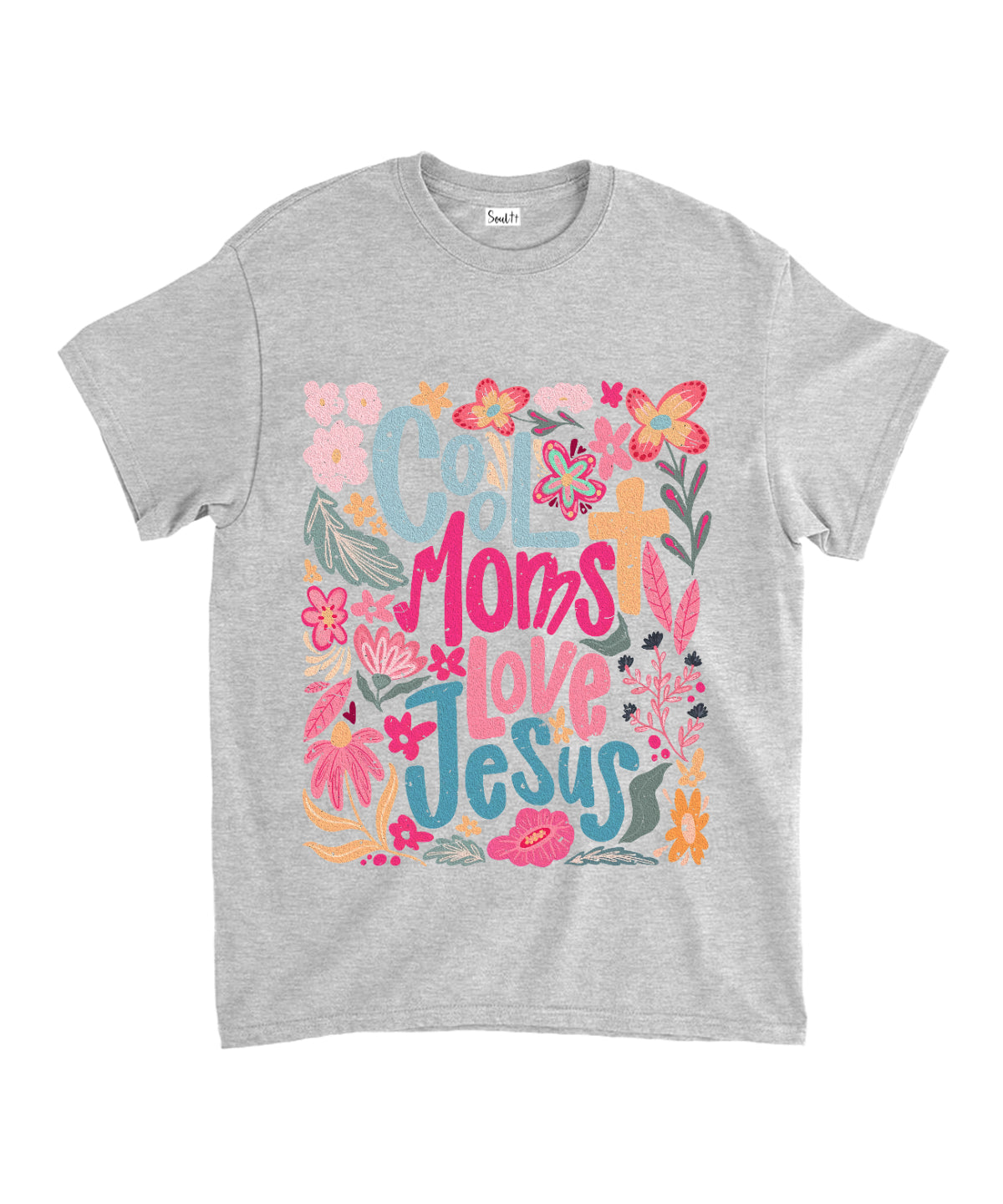 Cool Moms Love Jesus Unisex Cotton Christian T-Shirt