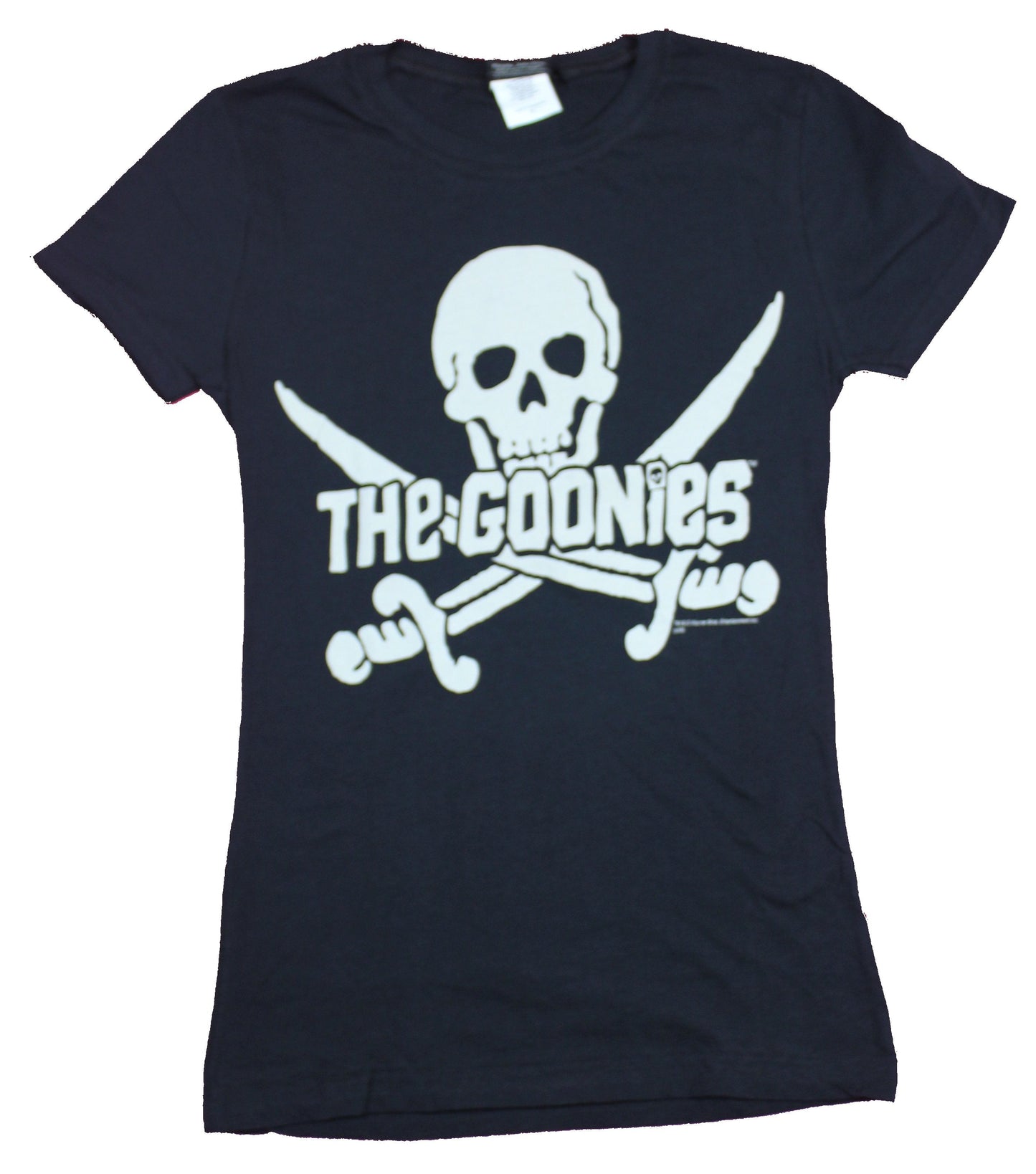 The Goonies Girls Juniors T-Shirt - Skull and Swords Classic Logo