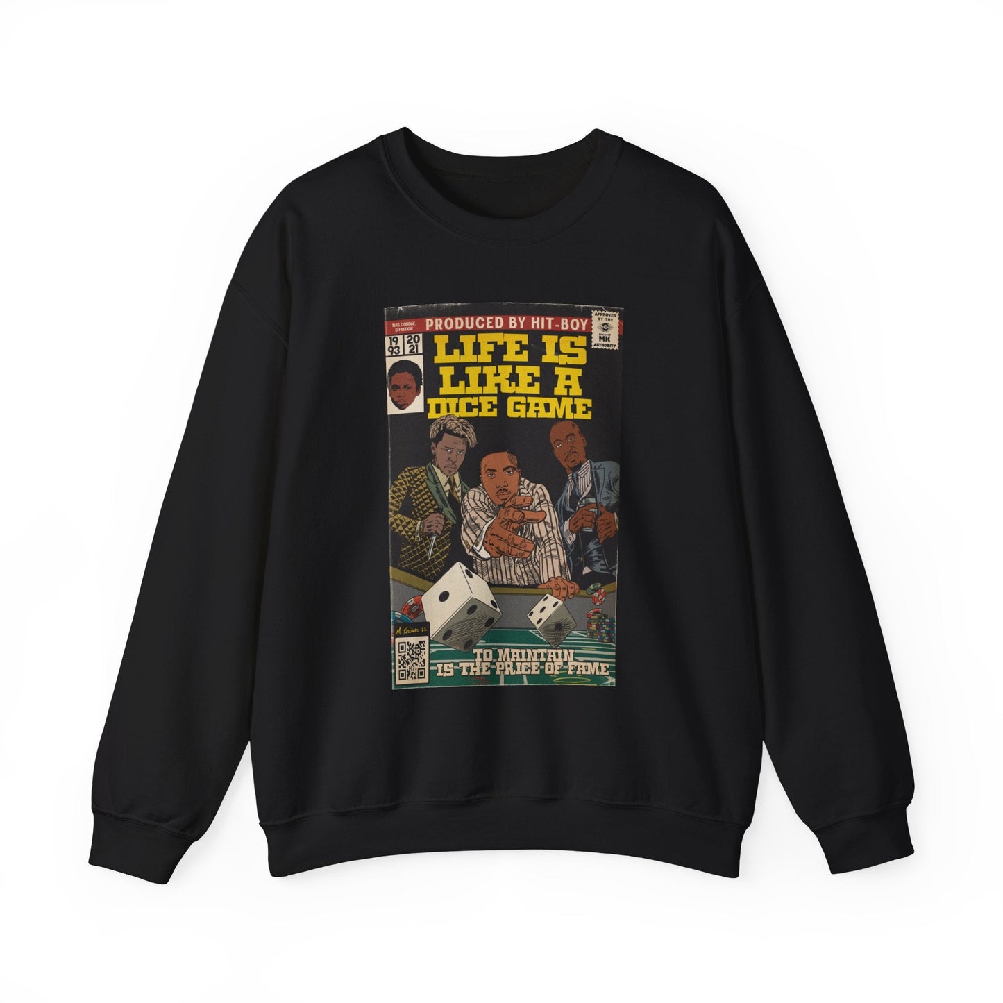 Life Is Like A Dice Game - Unisex Heavy Blendâ„¢ Crewneck Sweatshirt