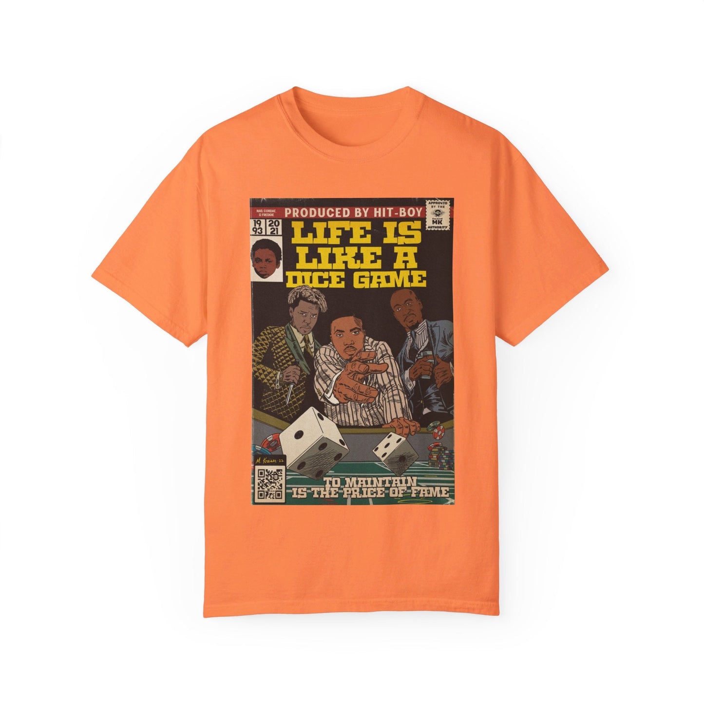 Life is Like a Dice Game - Unisex Comfort Colors T-shirt