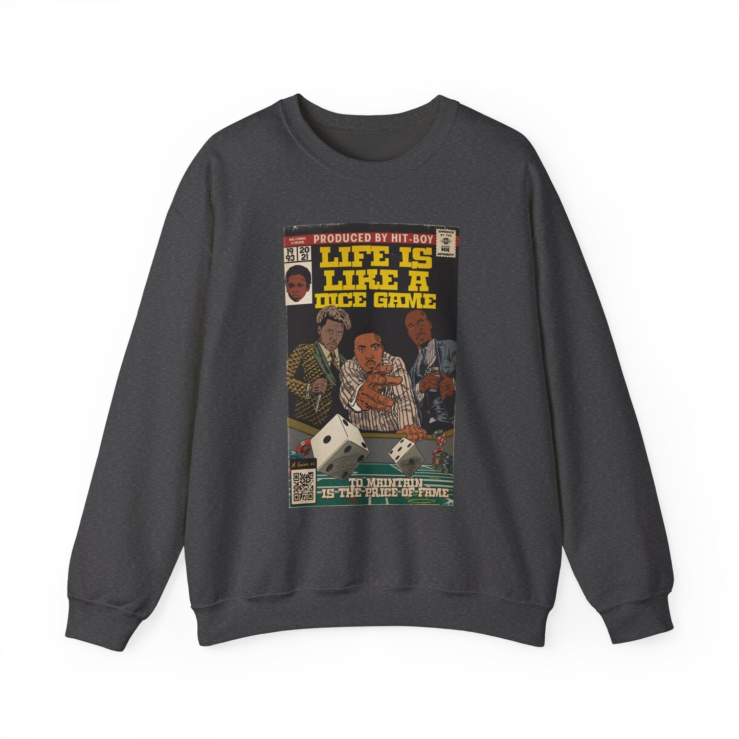 Life Is Like A Dice Game - Unisex Heavy Blendâ„¢ Crewneck Sweatshirt