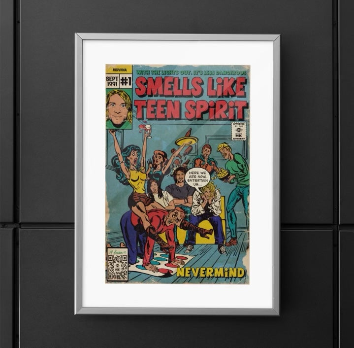 Smells Like Teen Spirit - Vertical Matte Poster