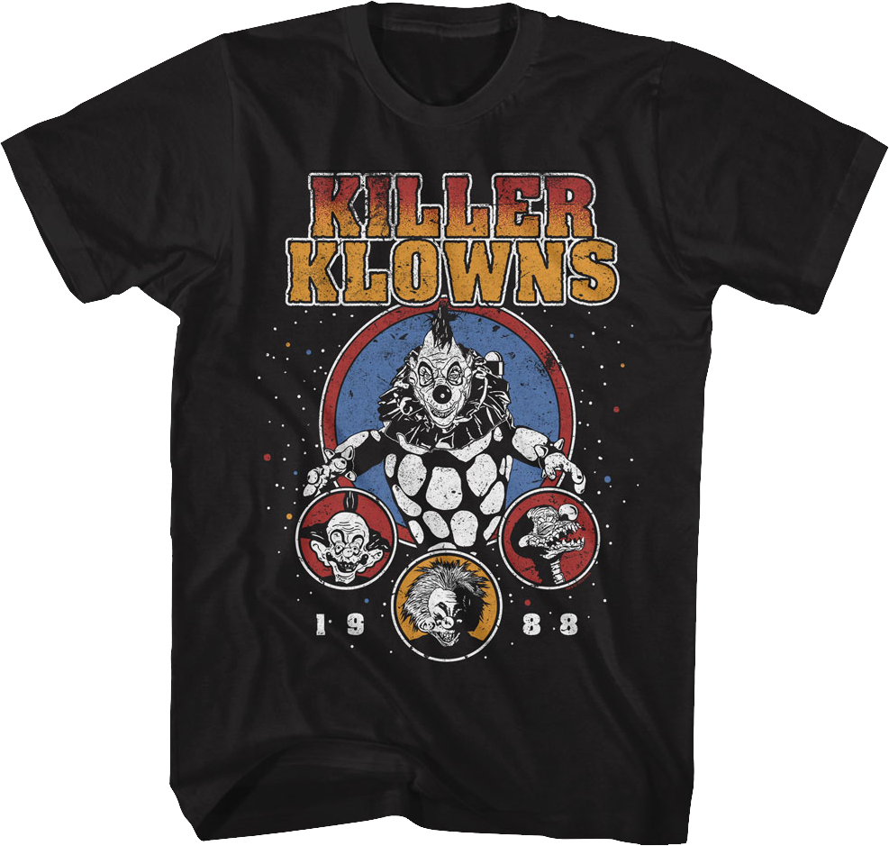 1988 Collage Killer Klowns From Outer Space T-Shirt