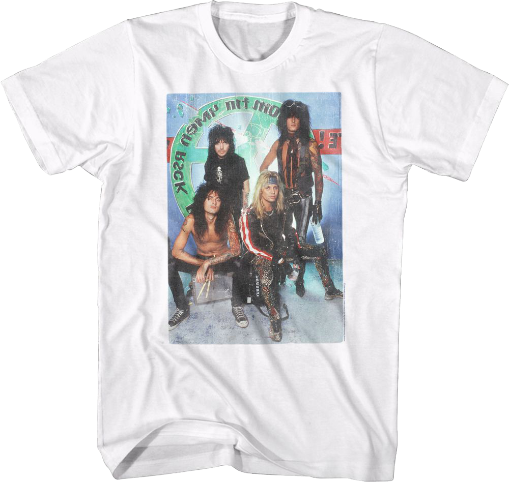 1989 Photo Motley Crue T-Shirt