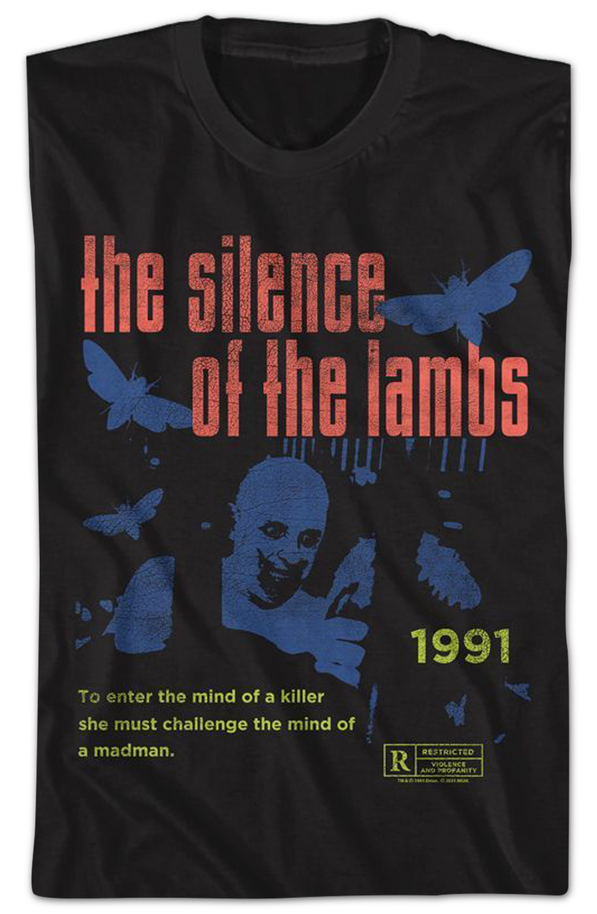 1991 Poster Silence Of The Lambs T-Shirt