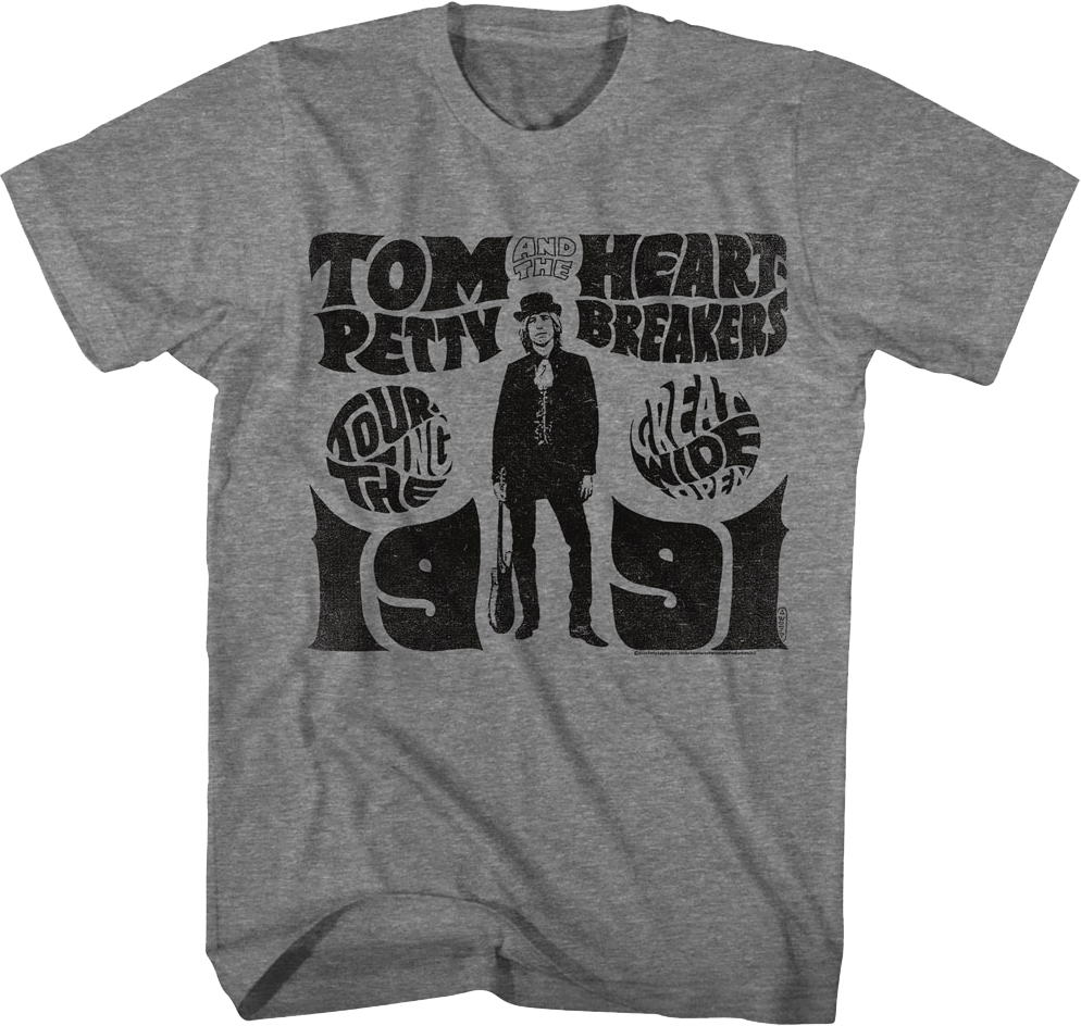 1991 Tour Tom Petty And The Heartbreakers T-Shirt