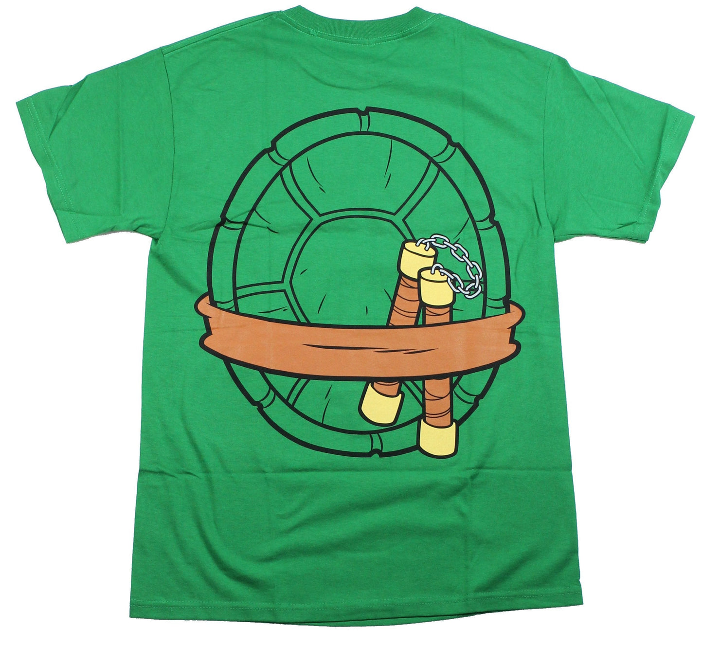 Turtle Costume Mens T-Shirt - Brown Belt Michelanglo Costume Front Style002