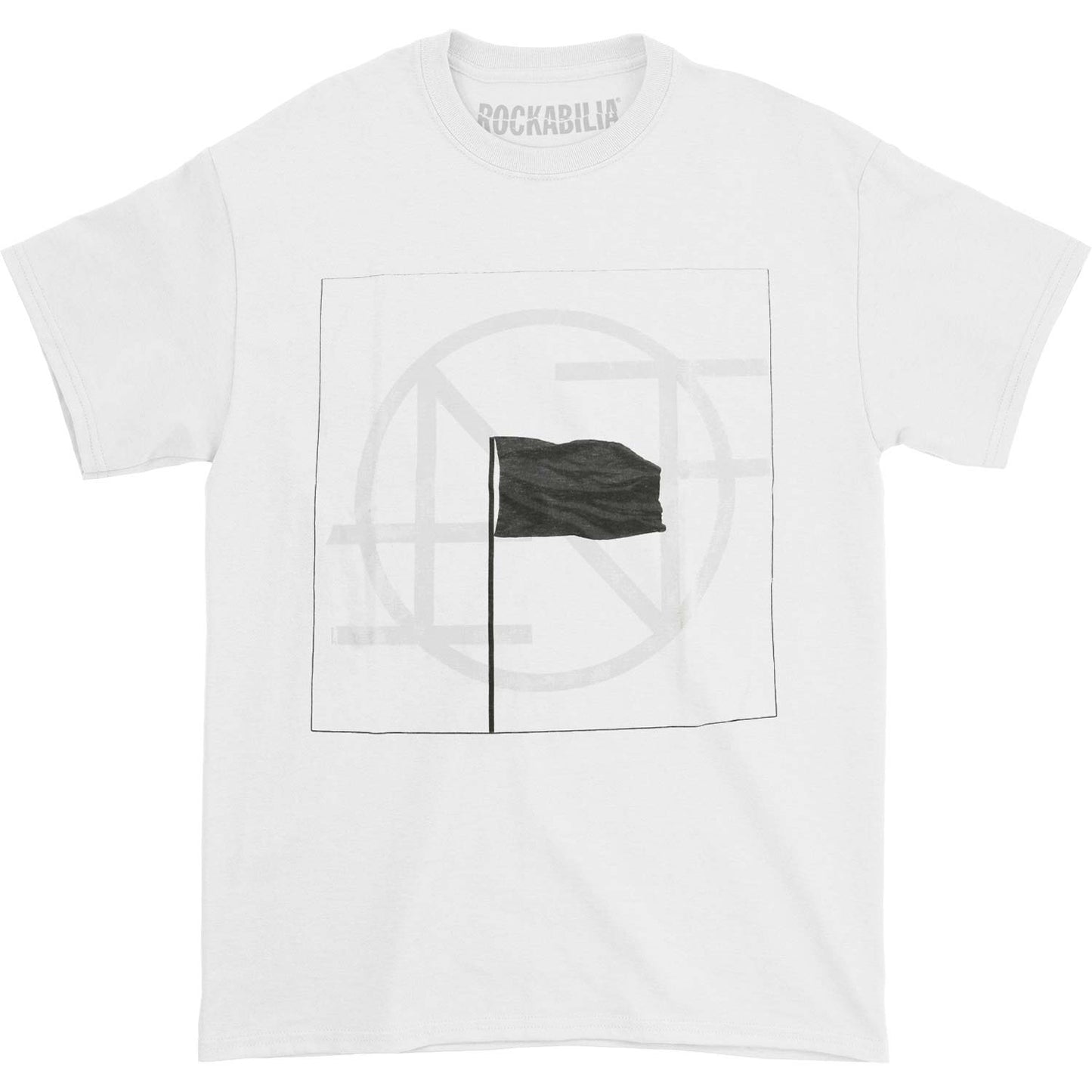 Black Flag (White) T-shirt