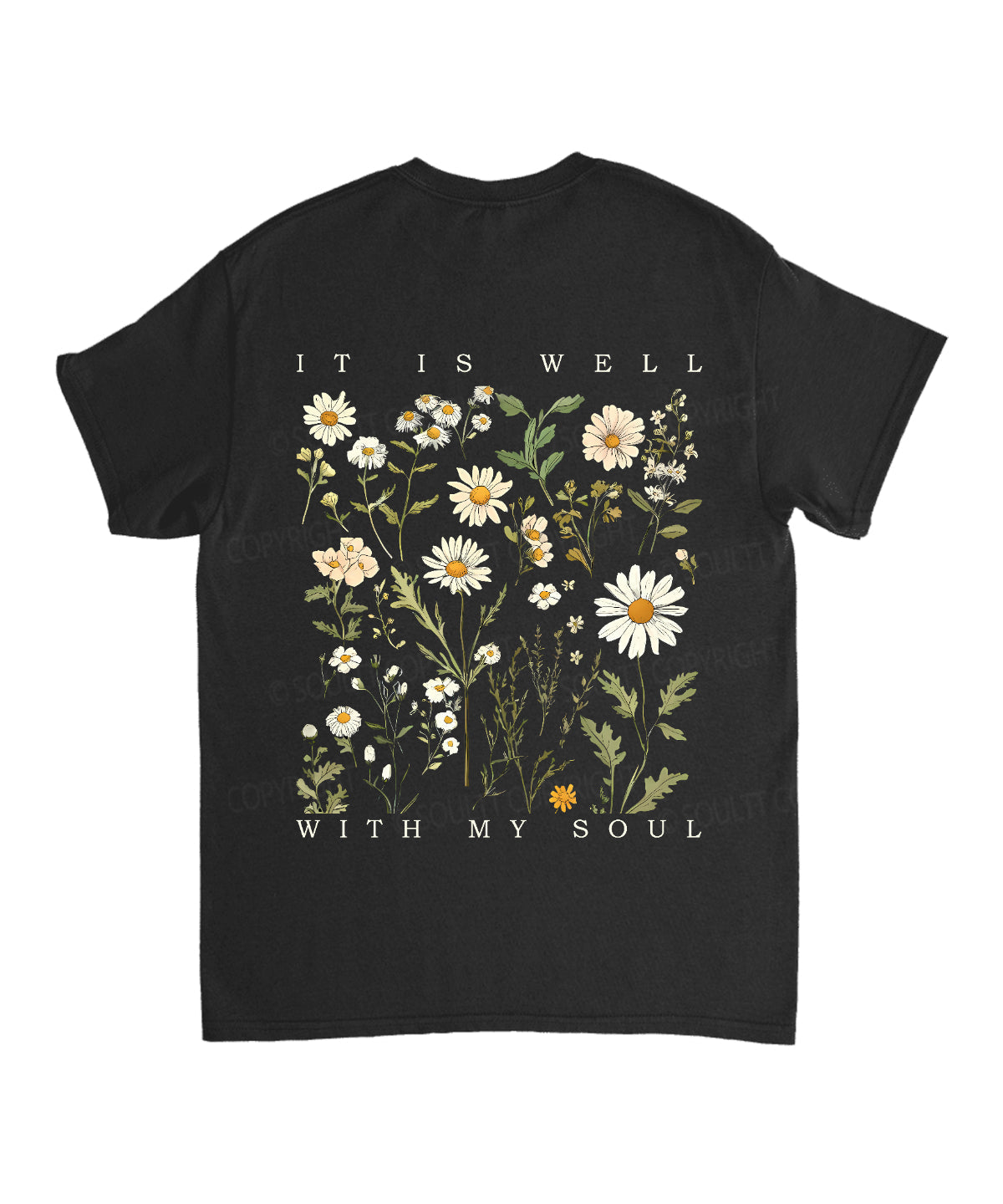 It Is Well With My Soul Double Sided Unisex Cotton Christian T-Shirt