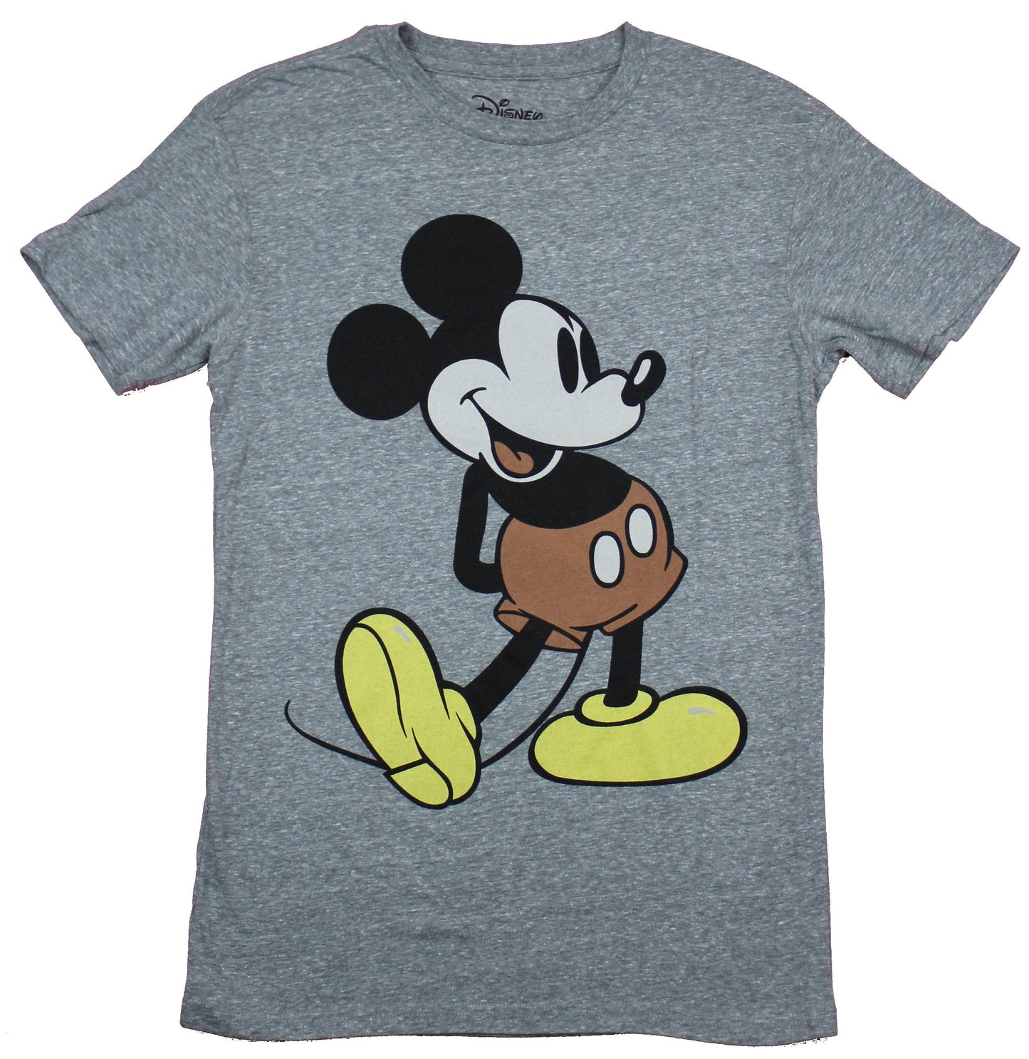 Mickey Mouse Mens T-Shirt - Leg Kicked Classic Mickey Image