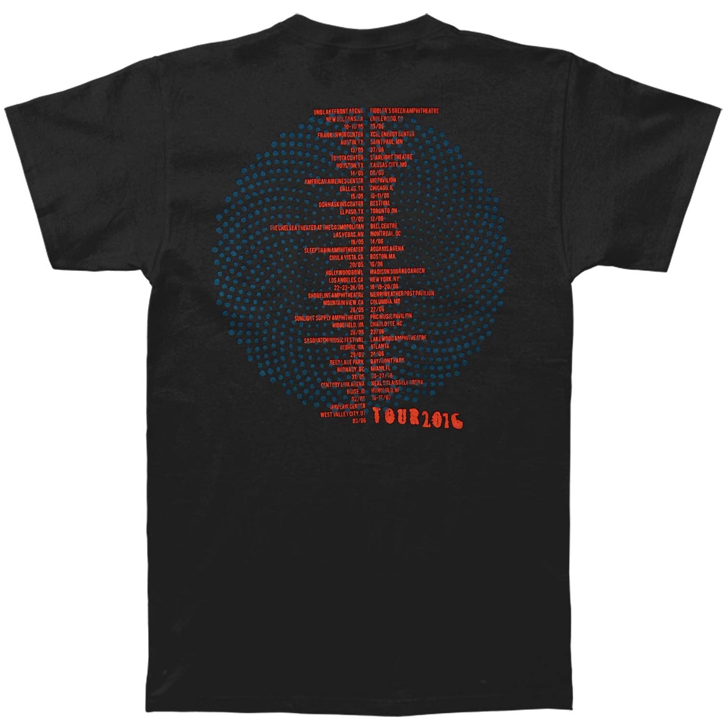 Blue Spiral 2016 Tour T-shirt
