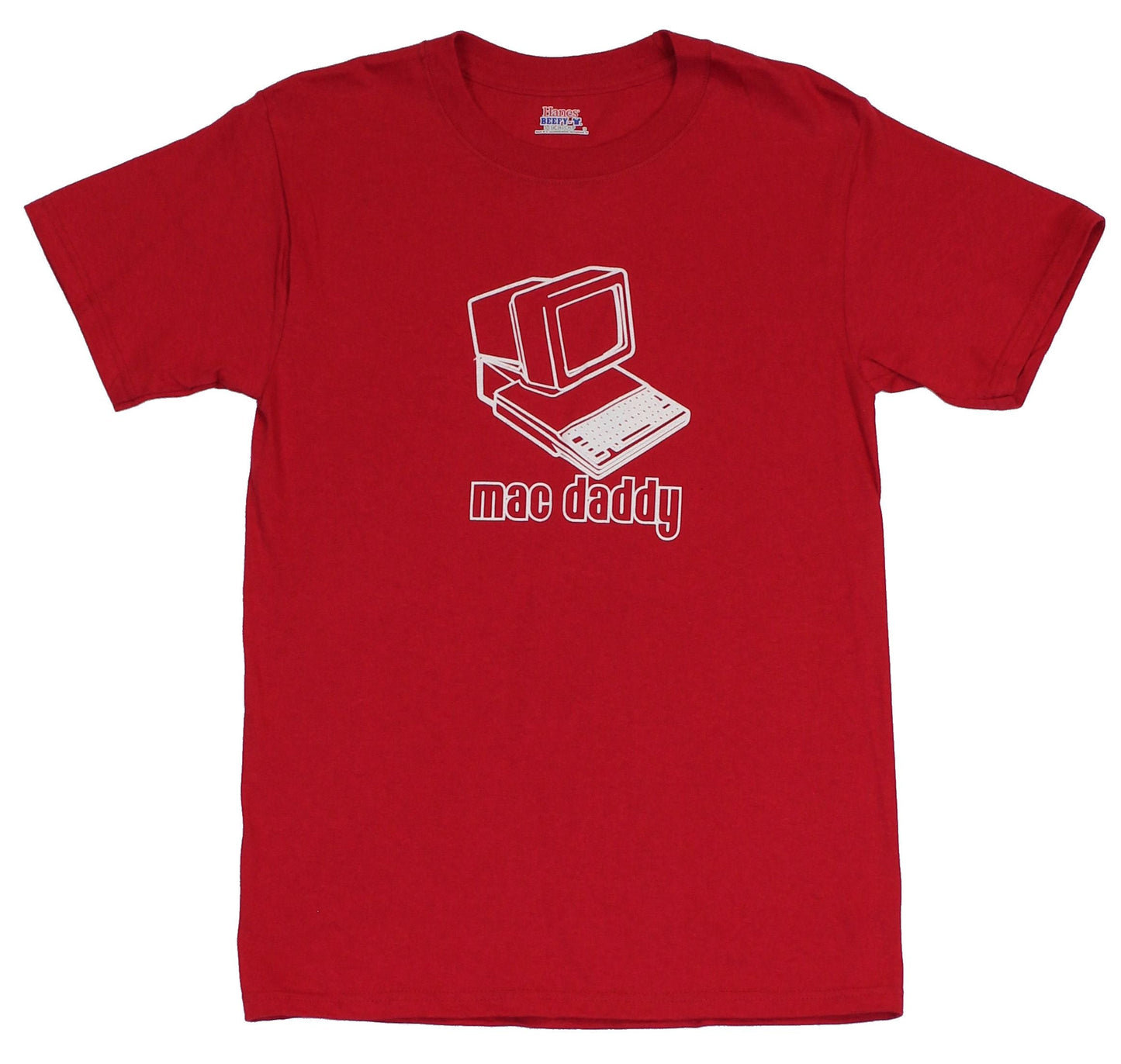 Mac Daddy Mens T-Shirt - Classic Computer Image