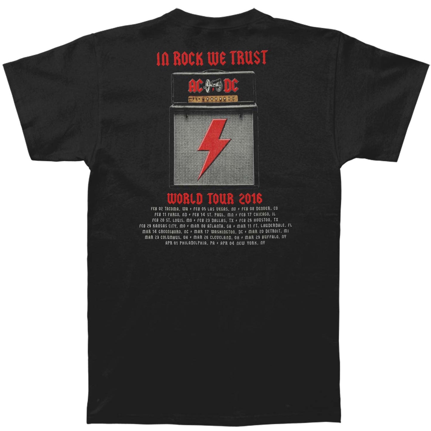 2016 American Tour T-shirt