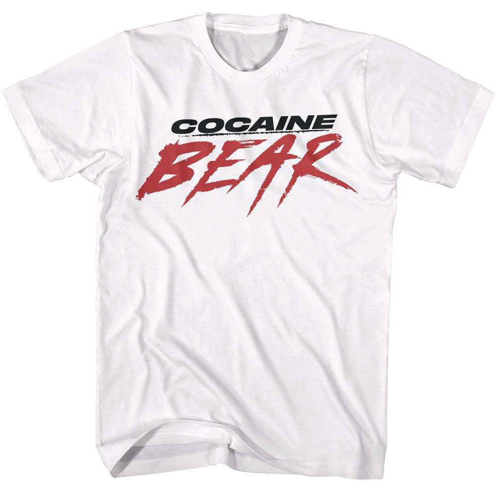 Cocaine Bear Movie Logo Light T-shirt