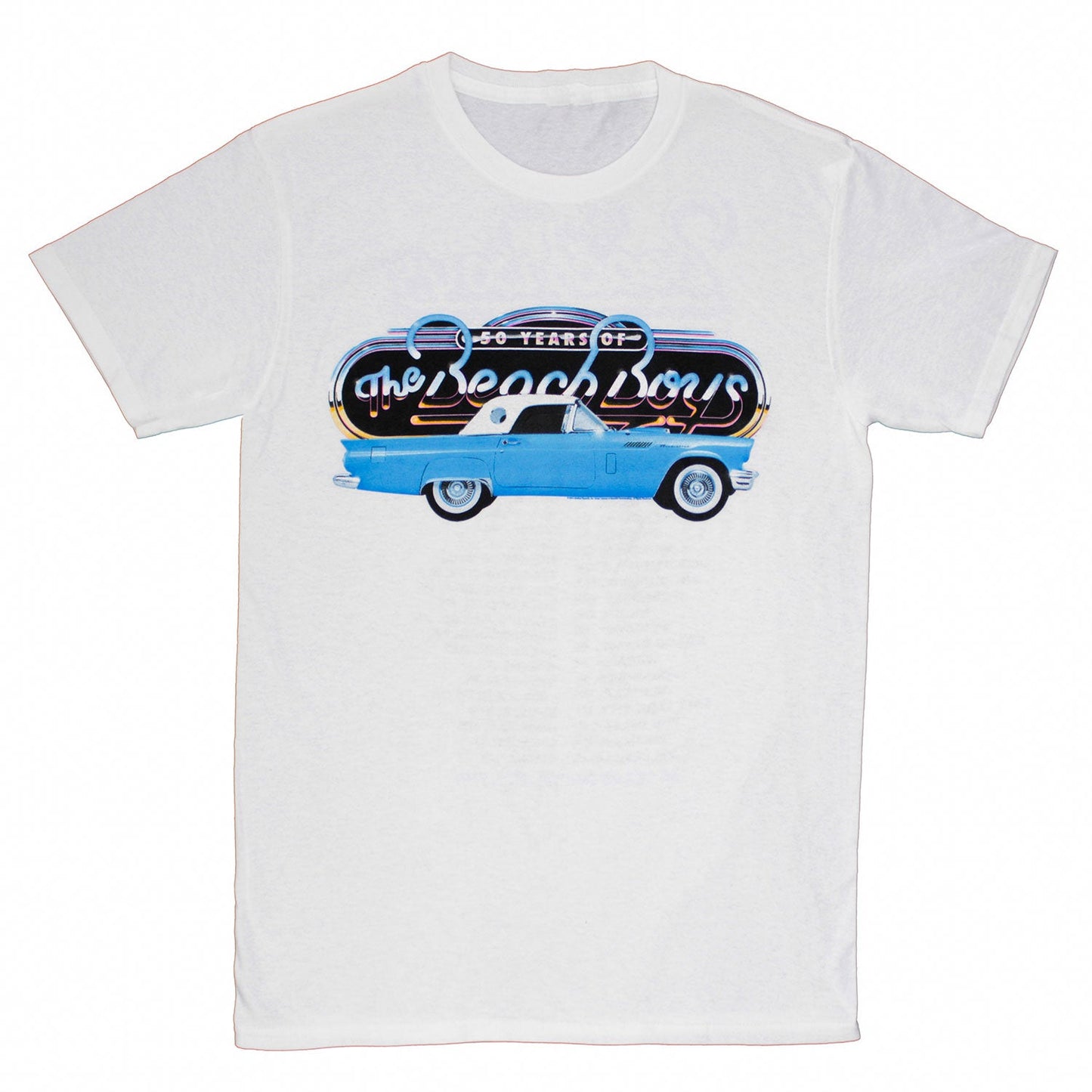 50 Years Of The Beach Boys North American Tour 2014 T-shirt