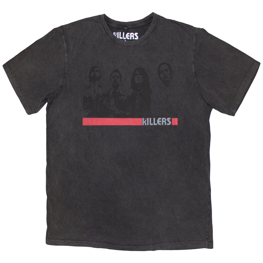 Band Photo Mono Stone Wash T-shirt
