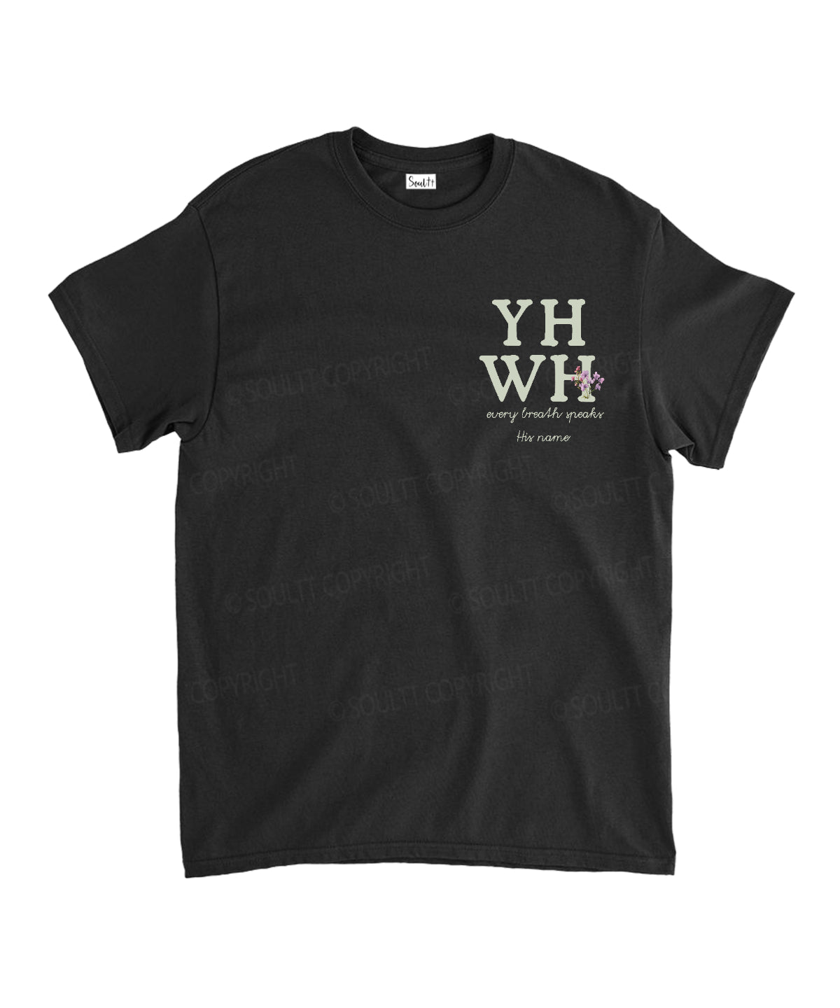 Every Breath Speaks His Name Double Sided Unisex Cotton Christian T-Shirt Style002