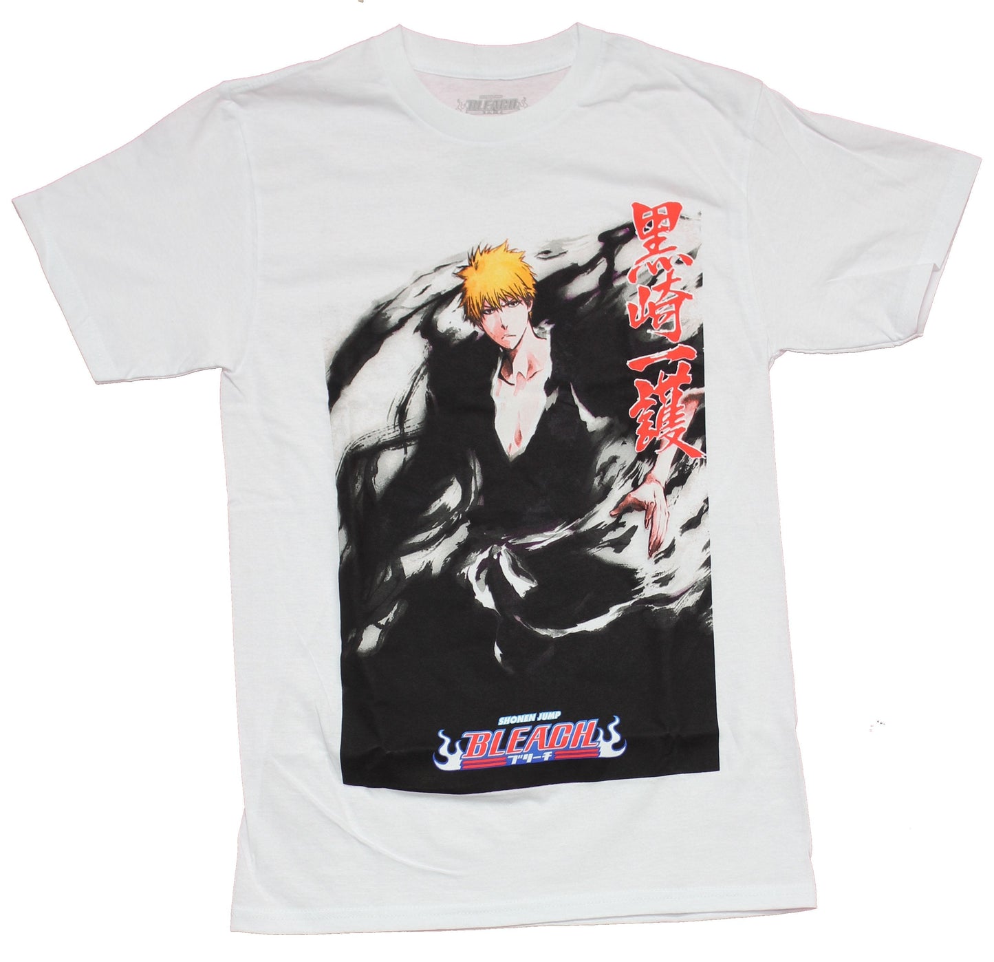 Bleach Mens T-Shirt - Water Color effect Ichigo Image