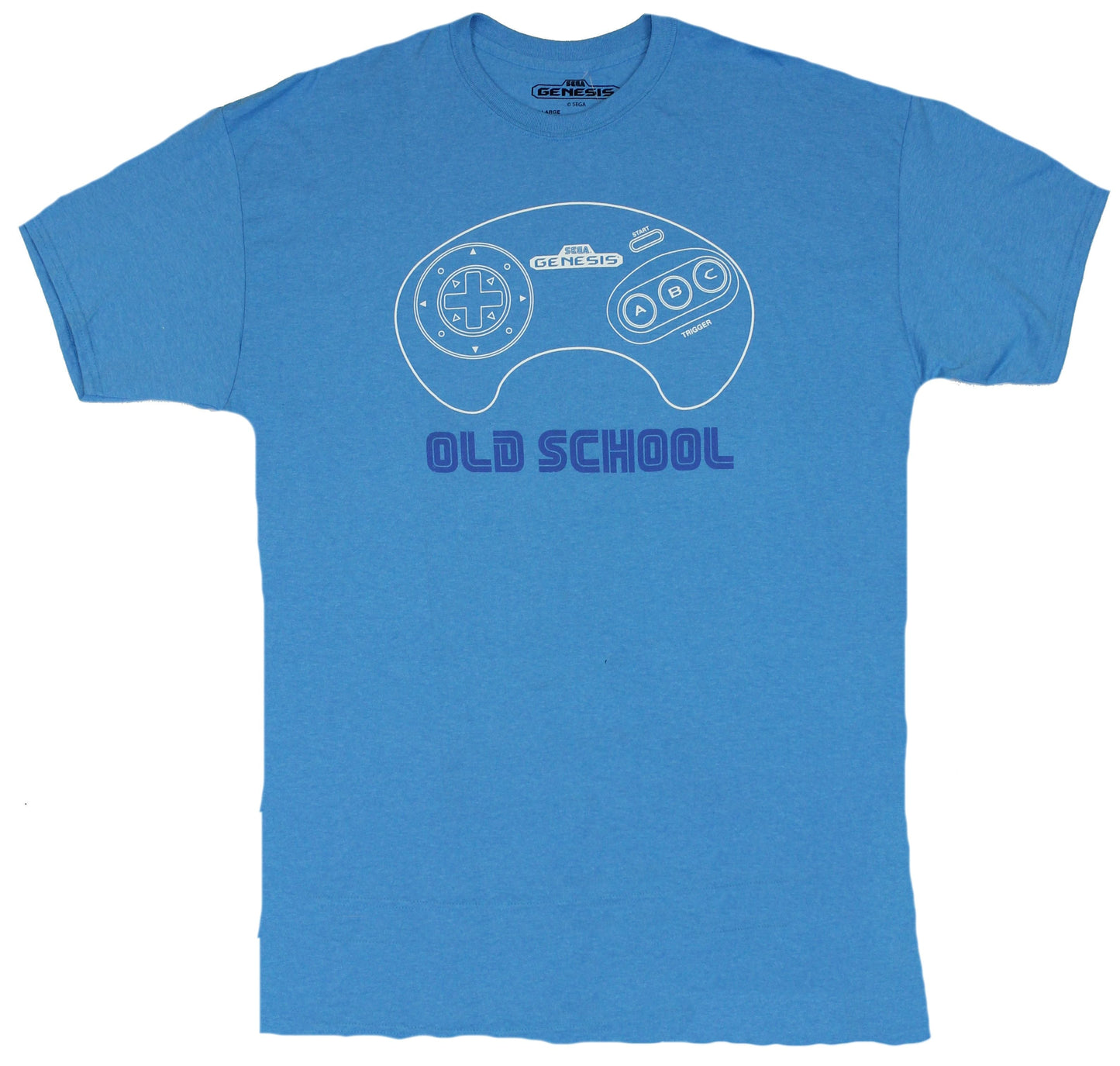 Sega Genesis Mens T-Shirt - "Old School" Classic Genesis Line Drawing Image