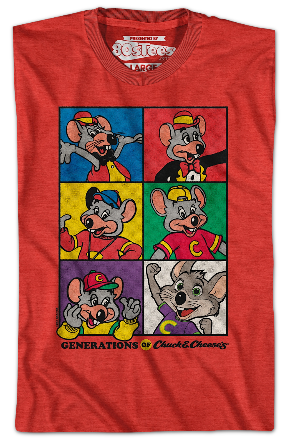 6 Cheese's Chuck E. Cheese T-Shirt