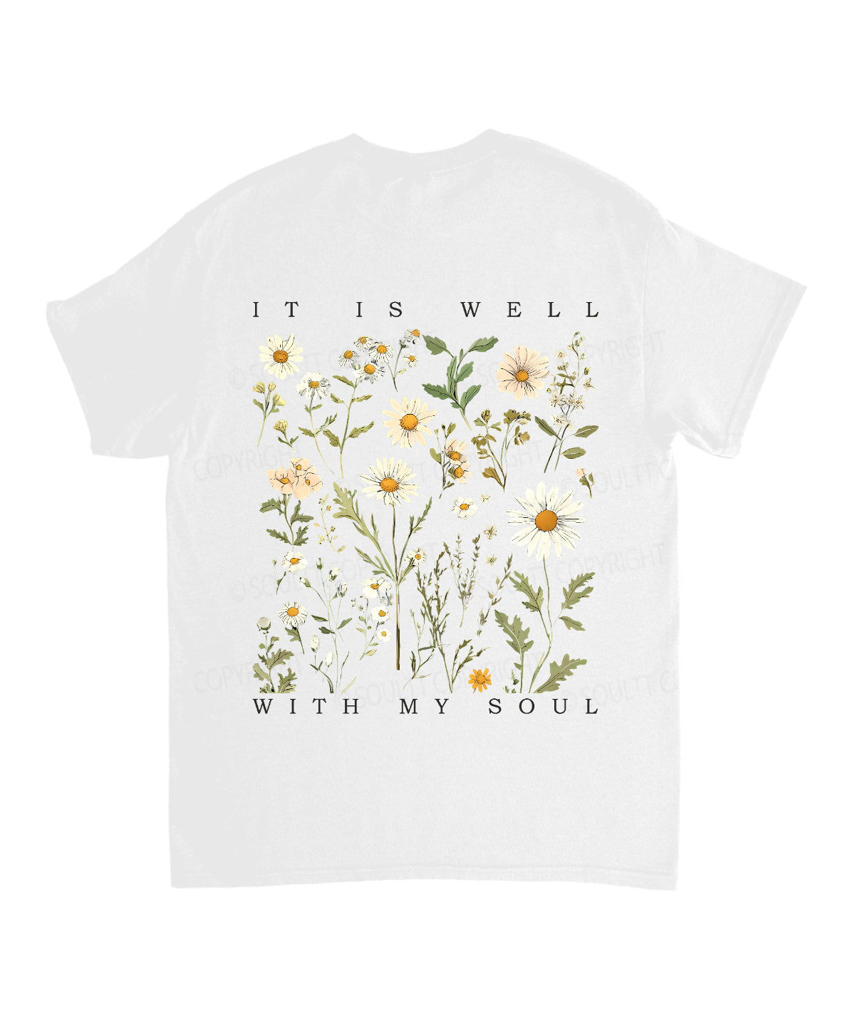 It Is Well With My Soul Double Sided Unisex Cotton Christian T-Shirt