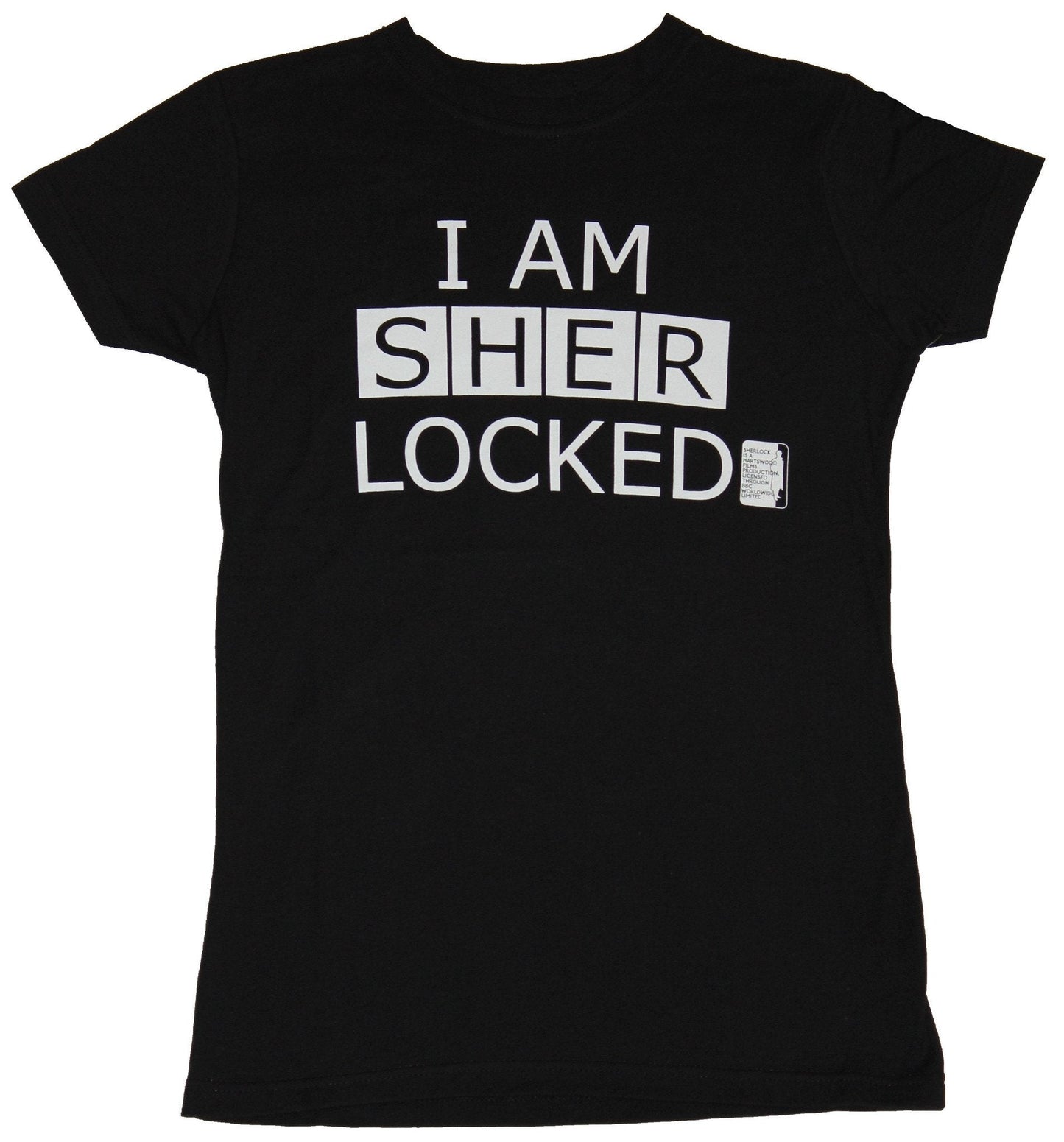 Sherlock (BBC TV Series) Girls Juniors T-Shirt - I Am Sherlocked Style002