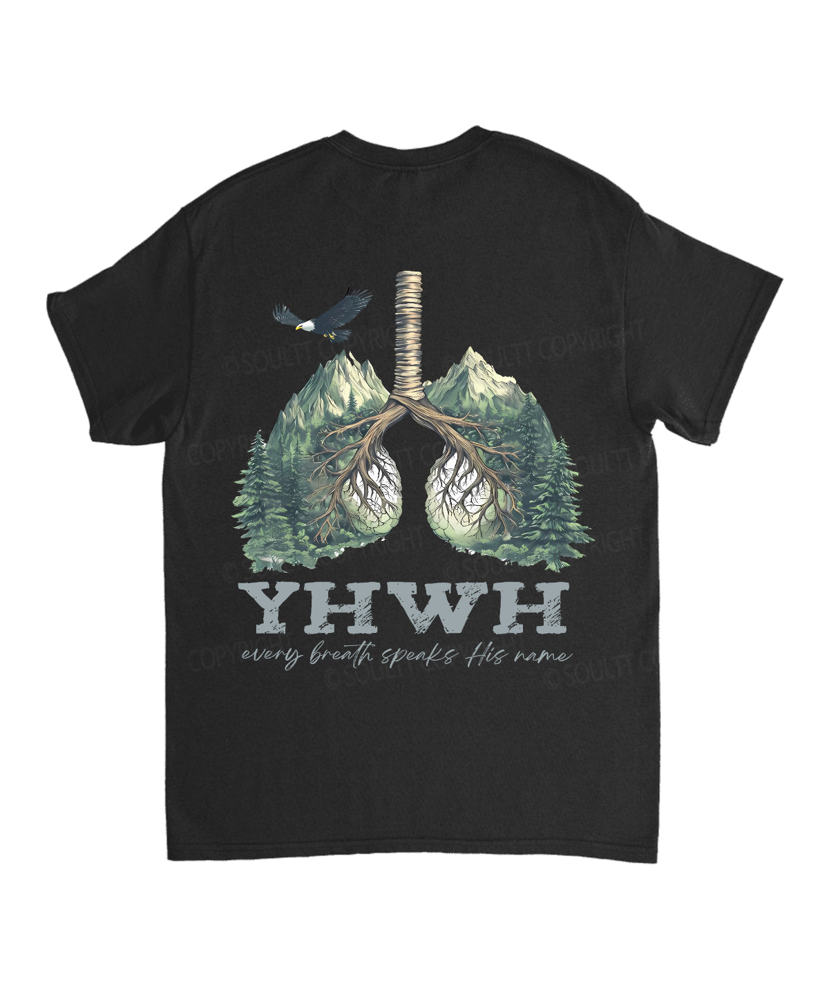 Every Breath Speaks His Name Double Sided Unisex Cotton Christian T-Shirt Style003