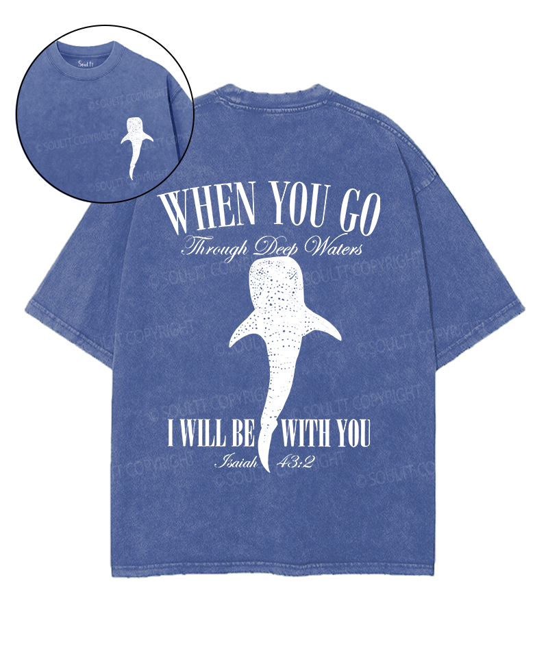 I Will Be With You Double Sided Unisex Washed Christian T-shirt Style034