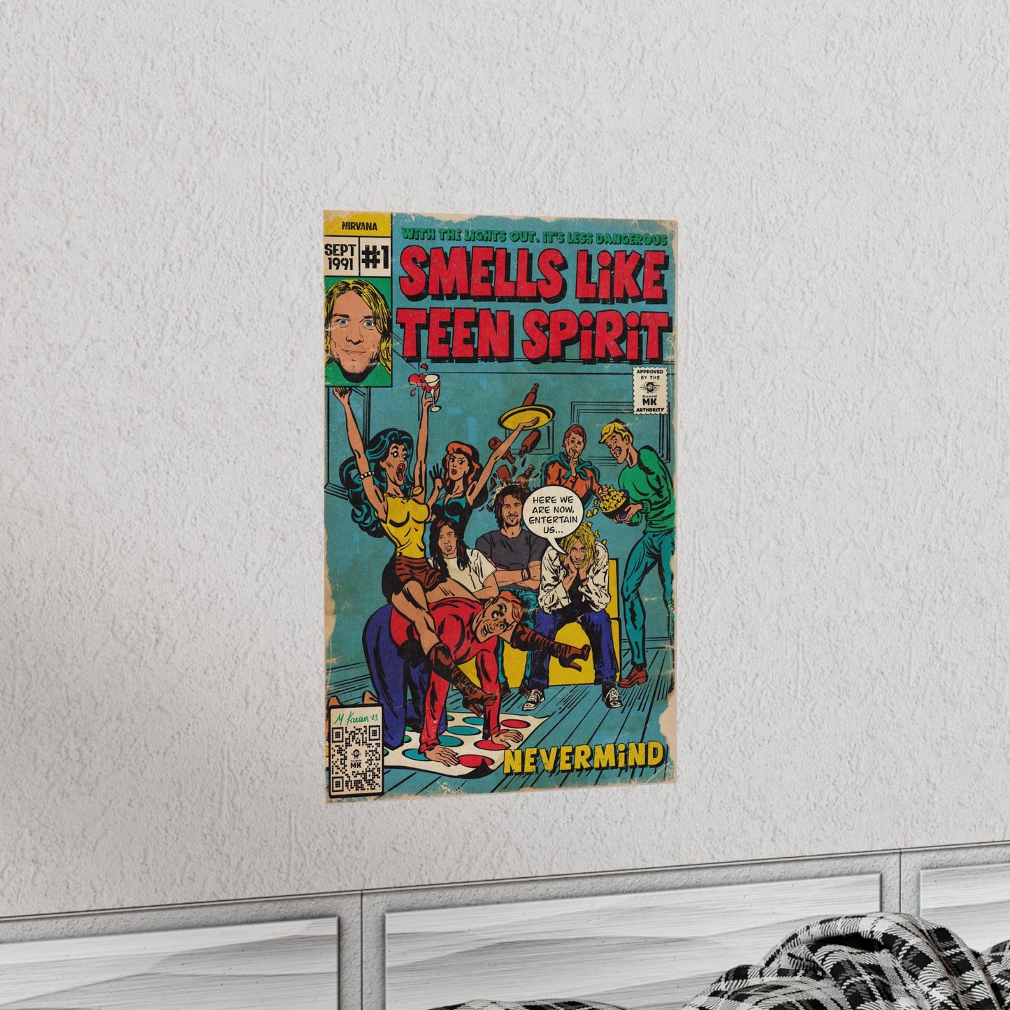 Smells Like Teen Spirit - Vertical Matte Poster