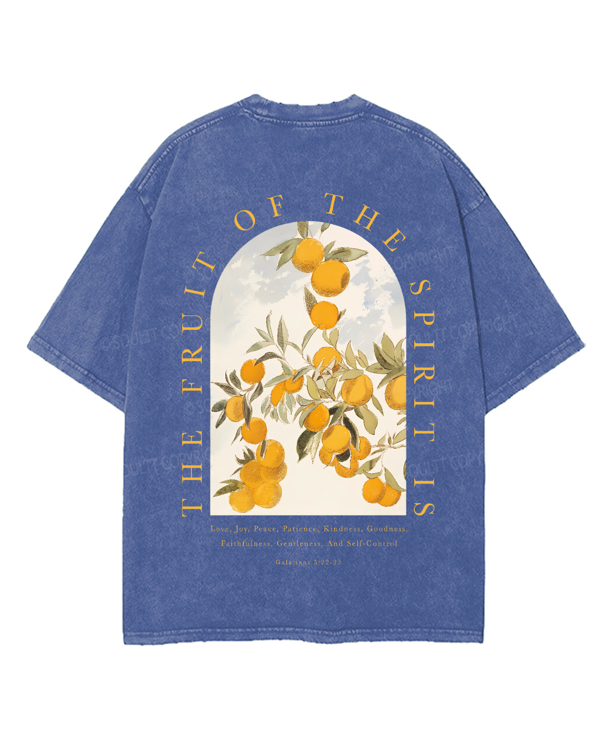 The Fruit of the Spirit Unisex Washed Christian T-shirt
