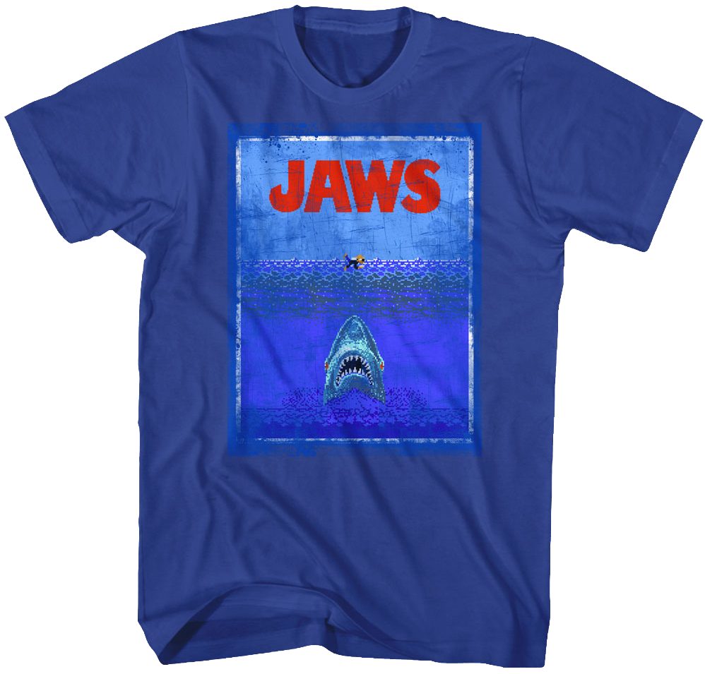 8-Bit Jaws T-Shirt
