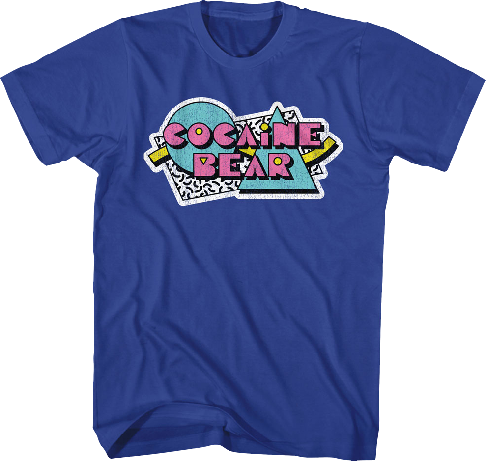 80s Shapes Cocaine Bear T-Shirt