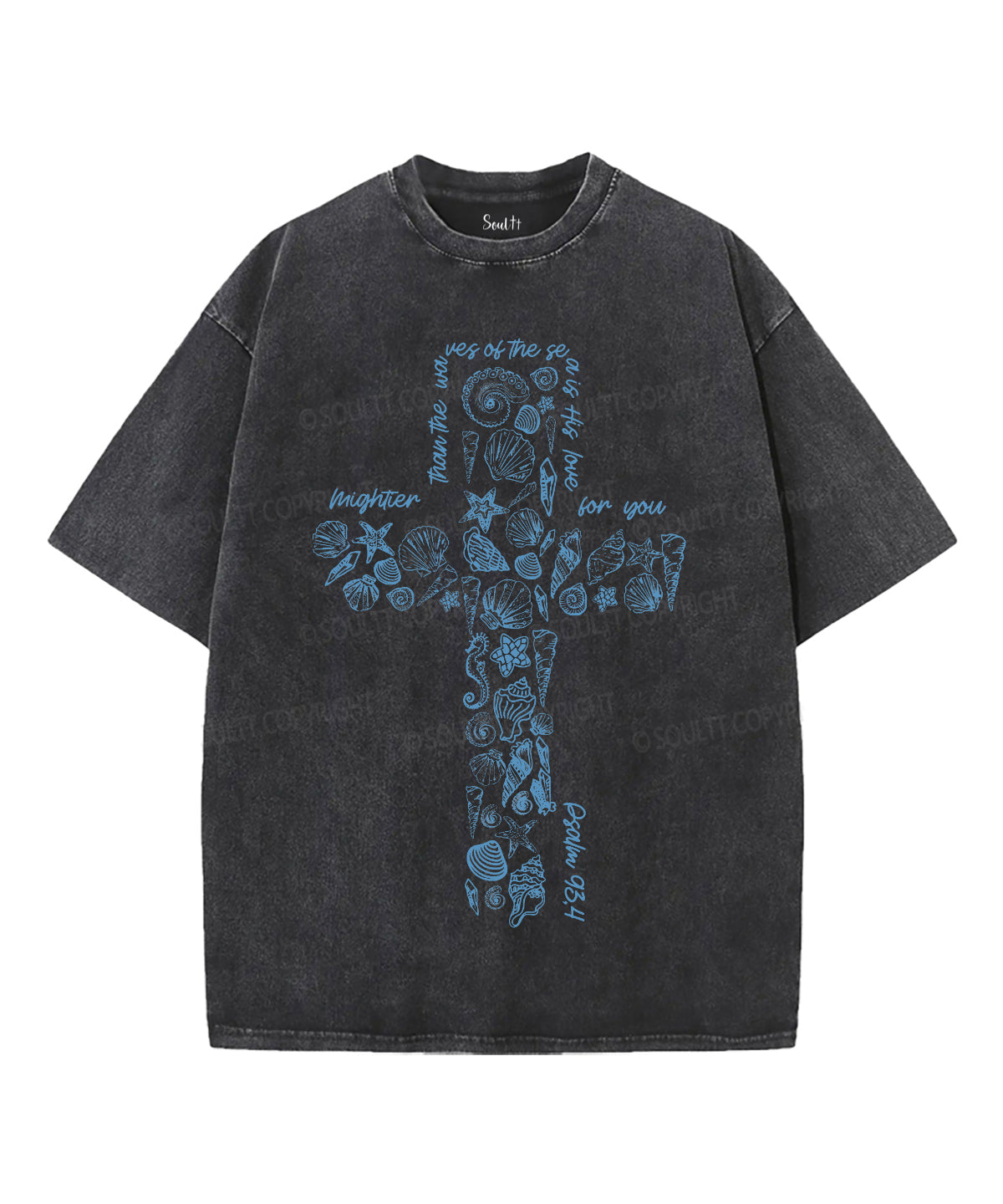His Love For You Unisex Washed Christian T-shirt Style005