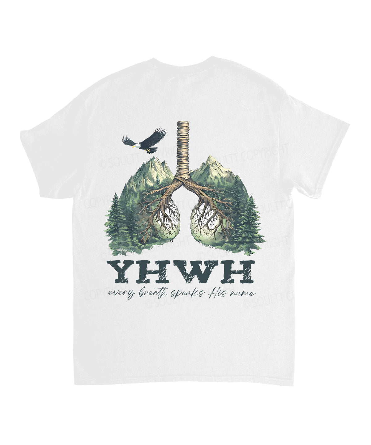 Every Breath Speaks His Name Double Sided Unisex Cotton Christian T-Shirt Style003
