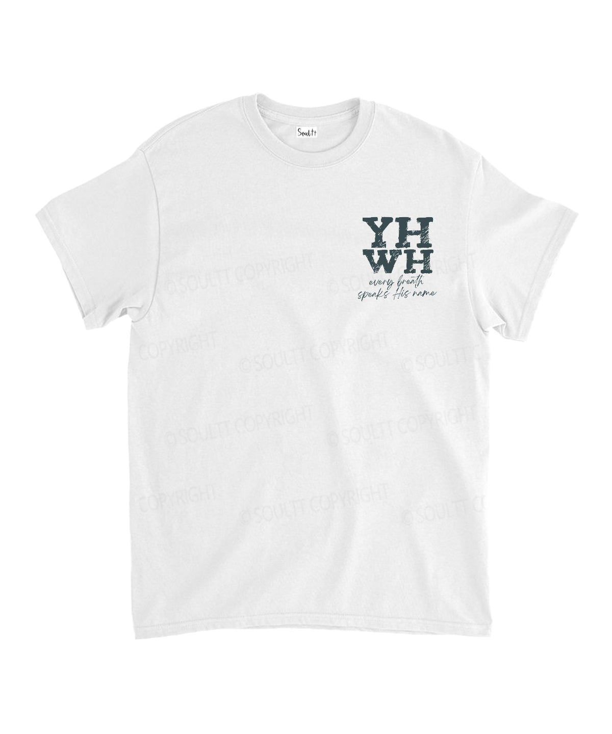 Every Breath Speaks His Name Double Sided Unisex Cotton Christian T-Shirt Style003