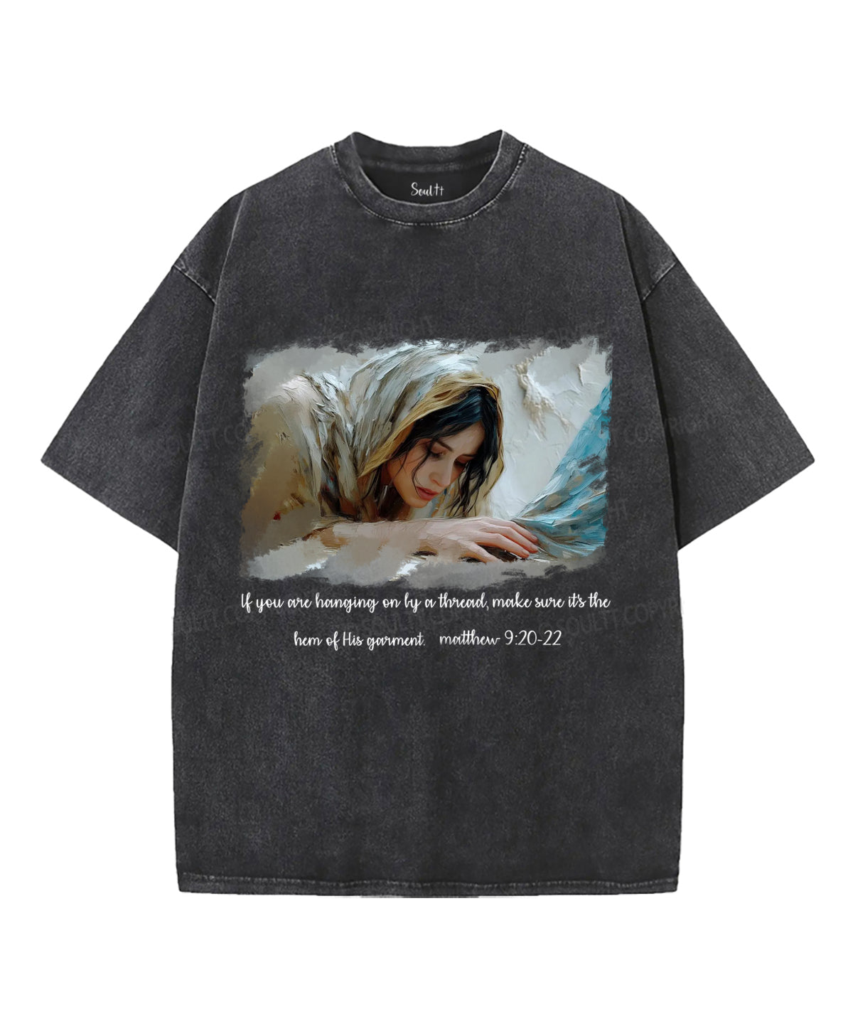 If You are Hanging on Unisex Washed Christian T-shirt