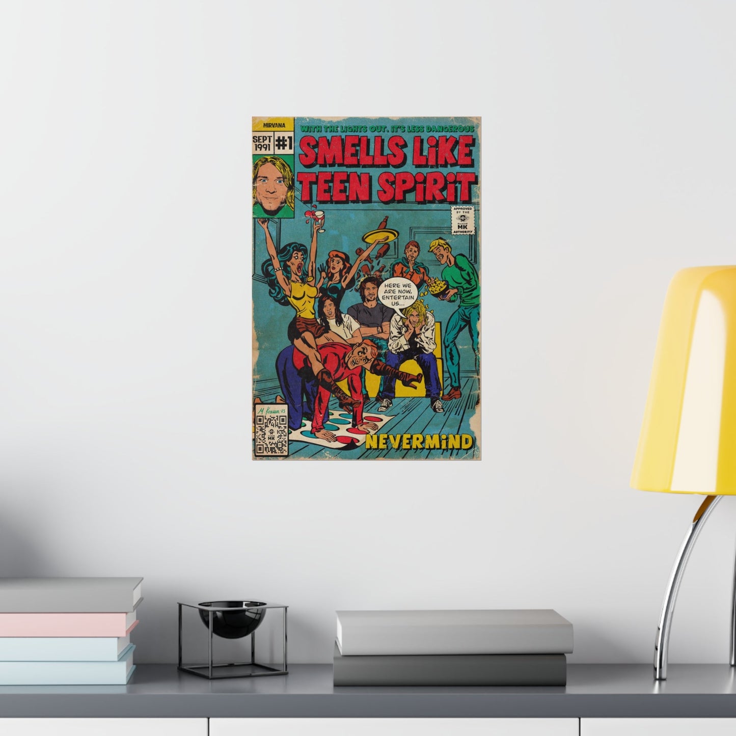 Smells Like Teen Spirit - Vertical Matte Poster