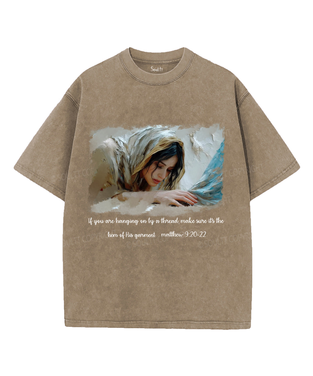 If You are Hanging on Unisex Washed Christian T-shirt