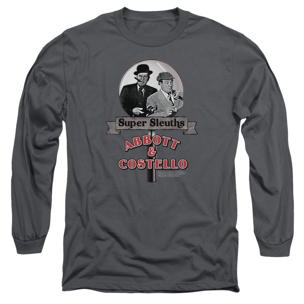 Abbott and Costello Super Sleuths - Men's Long Sleeve T-Shirt