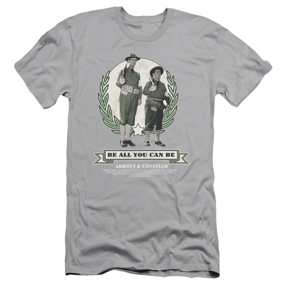 Abbott and Costello Be All You Can Be - Men's Slim Fit T-Shirt