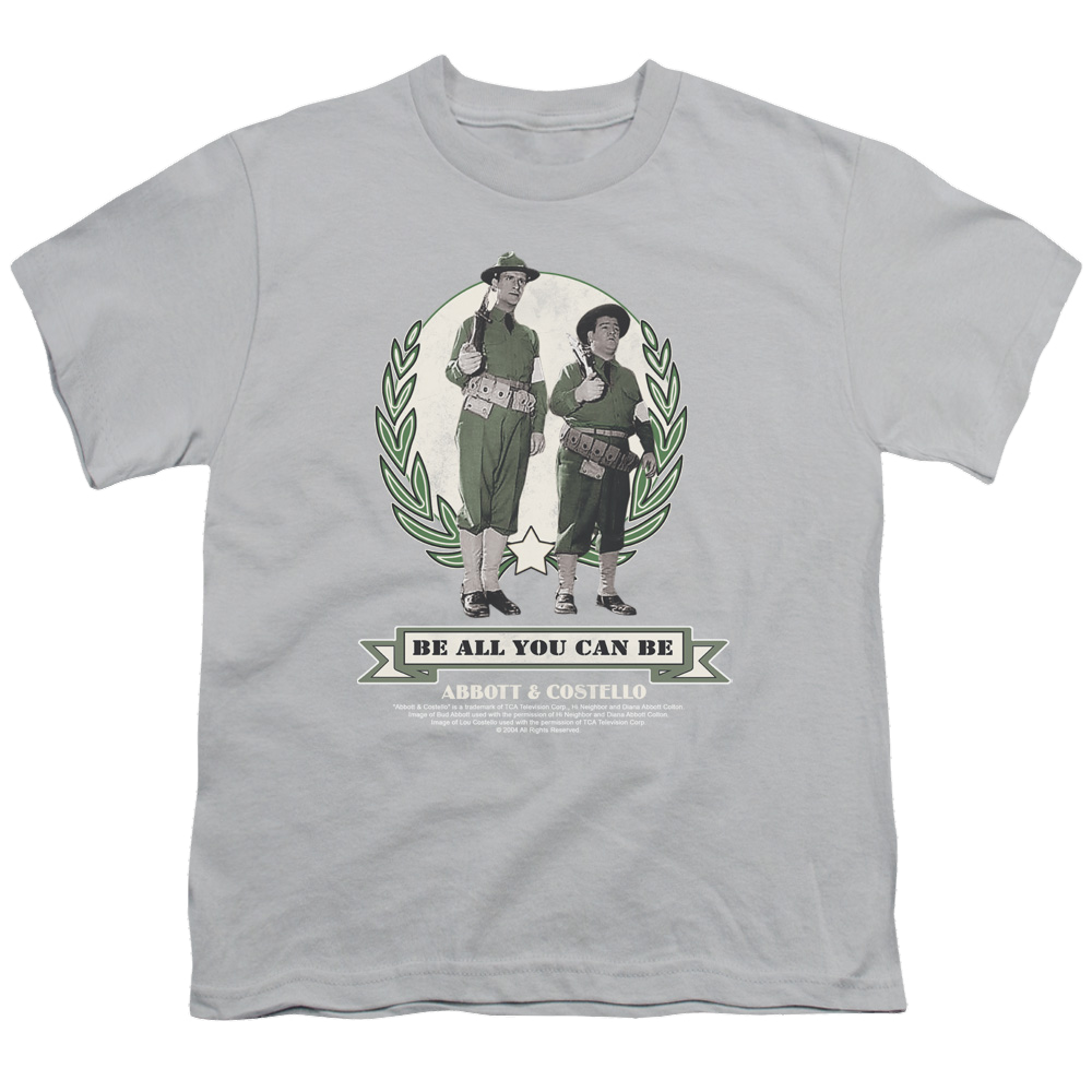 Abbott and Costello Be All You Can Be - Youth T-Shirt (Ages 8-12)