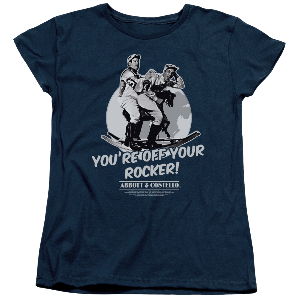 Abbott and Costello Off Your Rocker - Women's T-Shirt
