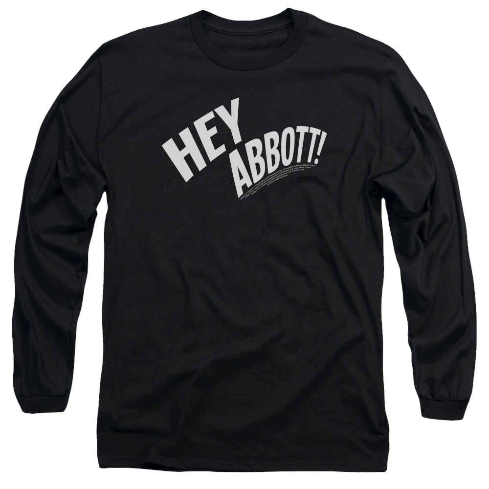 Abbott and Costello Hey Abbott - Men's Long Sleeve T-Shirt
