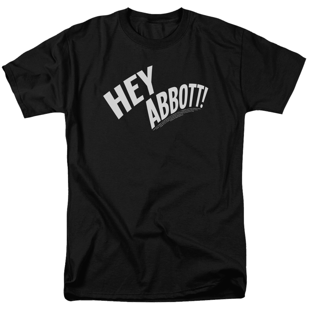 Abbott and Costello Hey Abbott - Men's Regular Fit T-Shirt