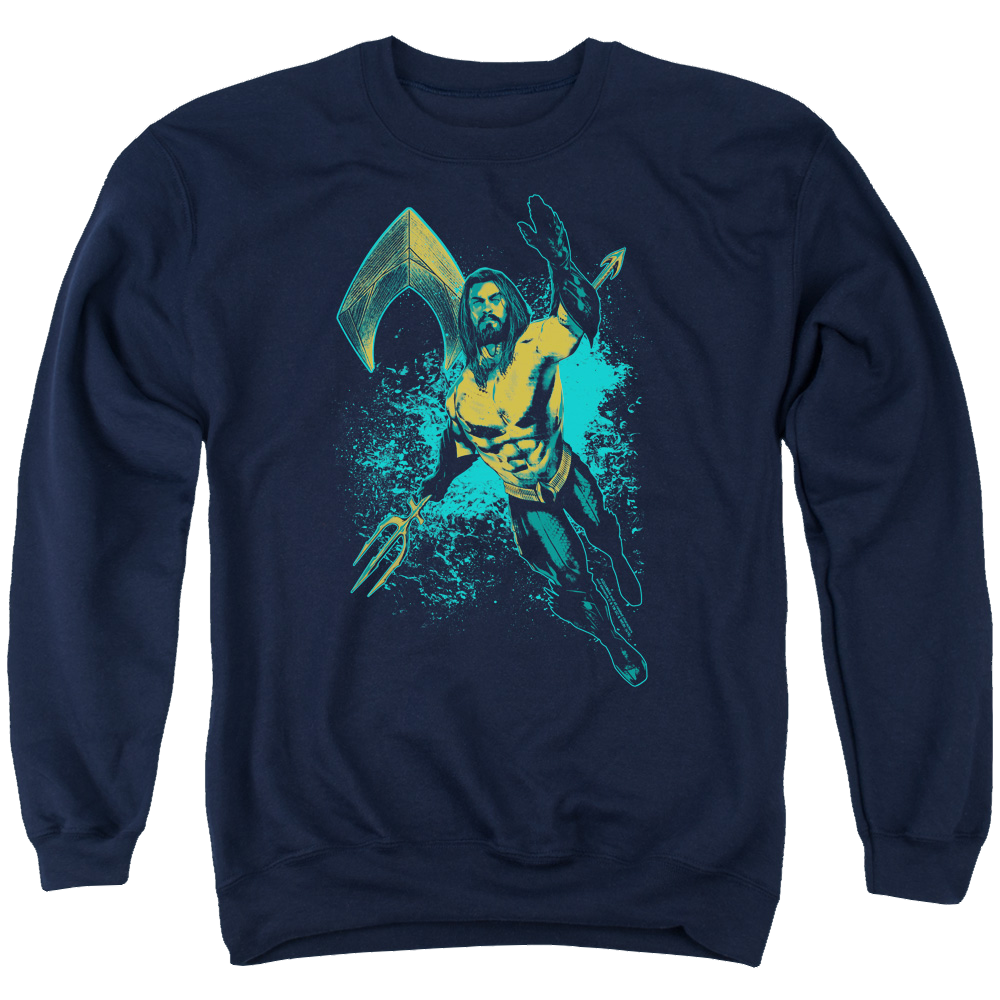 Aquaman Movie Make A Splash - Men's Crewneck Sweatshirt
