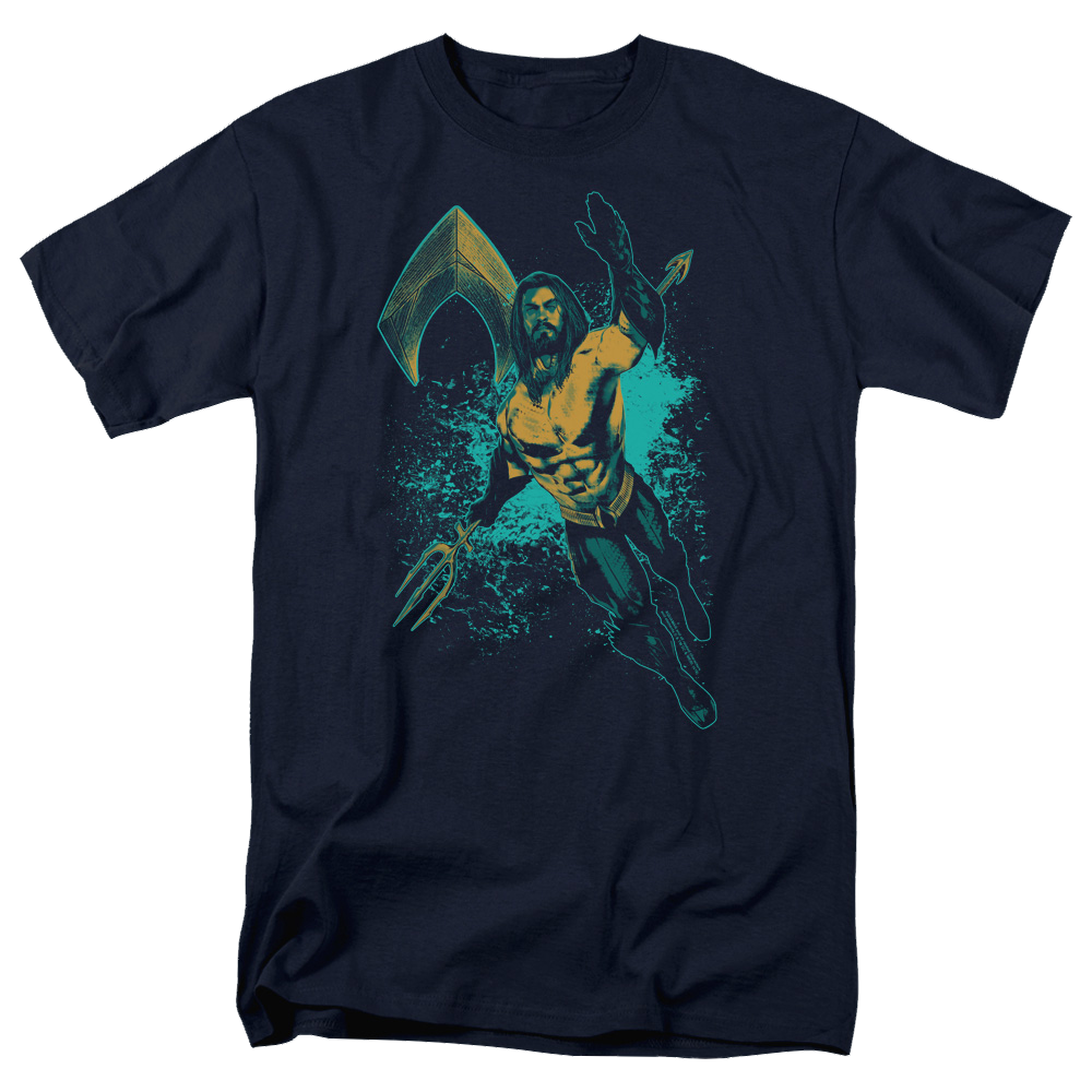 Aquaman Movie Make A Splash - Men's Regular Fit T-Shirt