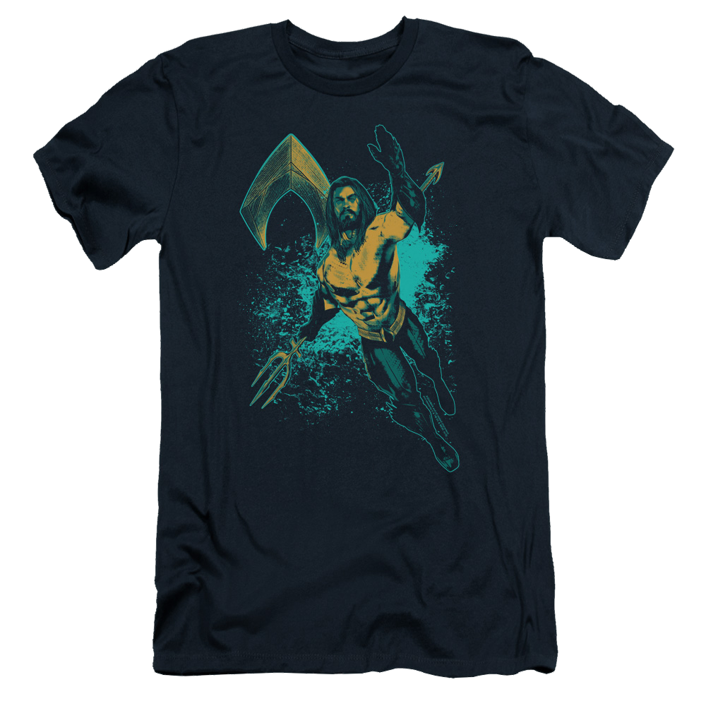 Aquaman Movie Make A Splash - Men's Slim Fit T-Shirt