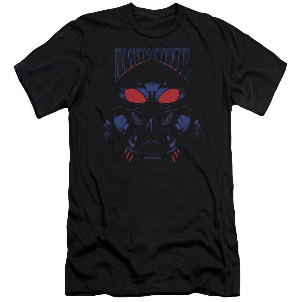 Aquaman Movie Black Manta Slim Fit Mens T Shirt Black